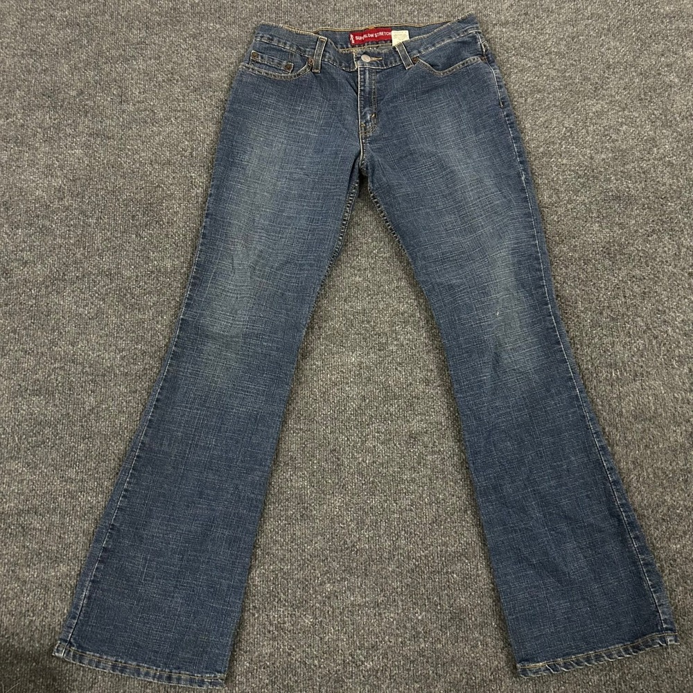 Levi's Jeans Womens Size 9 M 518 Super Low Boot Cut Blue Stretch Denim Pants